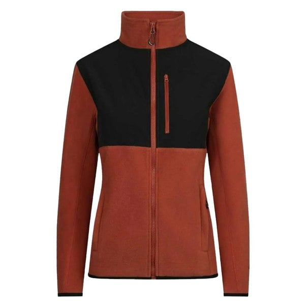 Trespass Womens Arcade AT100 Contrast Fleece Jacket - Burnt Sienna