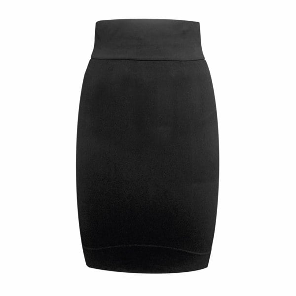 Frock Tales Mia Body Fit Seamless Skirt - Black