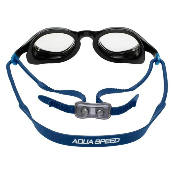 Aqua Speed Unisex Anti Fog UV Protection Clear Lens Swimming Goggles with Adjustable Fit