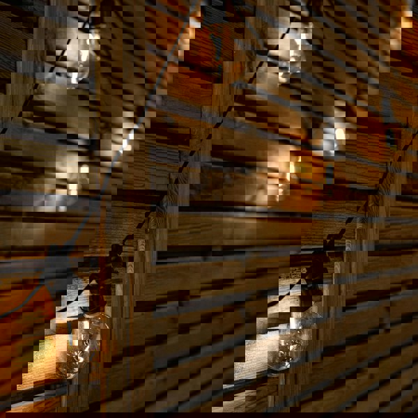 Samuel Alexander Set of 10 Indoor Outdoor Connectable Festoon Lights with Warm White LEDs