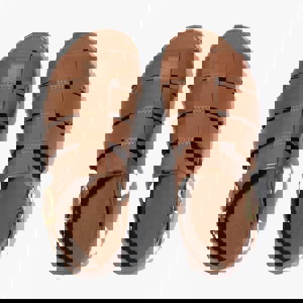 FitFlop FitFlop GRACIE LEATHER Womens Ankle Strap Sandals Deep Tan