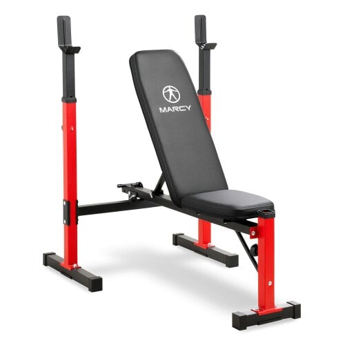 Marcy MWB5511 Folding Weight Bench With Adjustable Uprights & Backrest