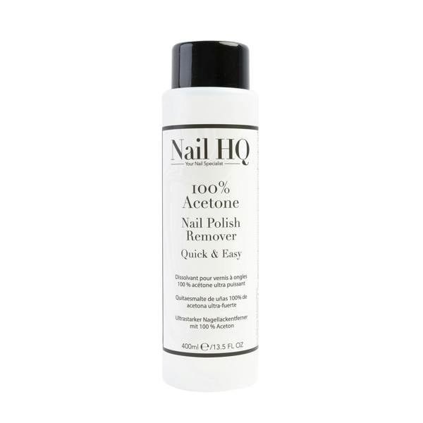 Nail HQ 100% Acetone Nail Polish Remover - 400ml