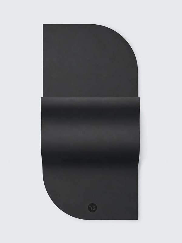 Yoga Studio Wave Grip Mat 4mm - Black