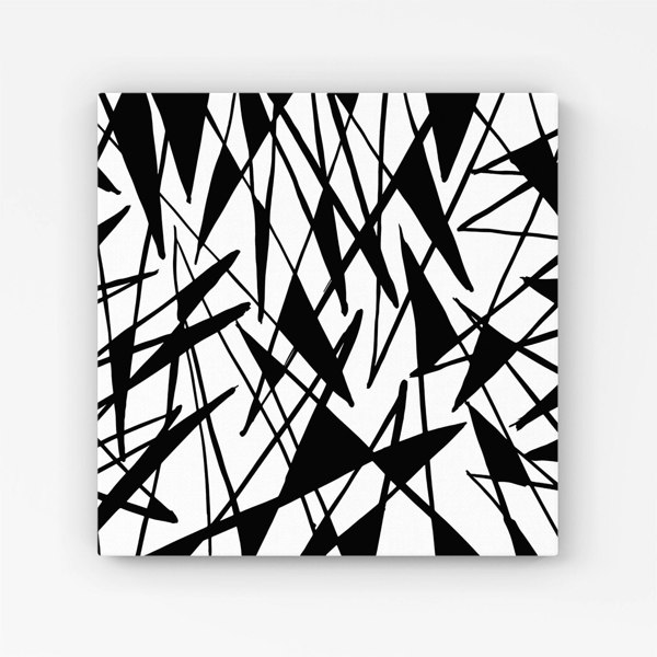 Warren Reed Brush Abstract Pattern Canvas