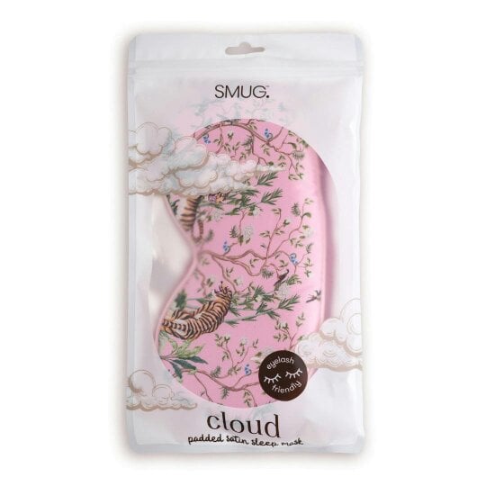 Cloud Padded Satin Sleep Mask - Tiger Print