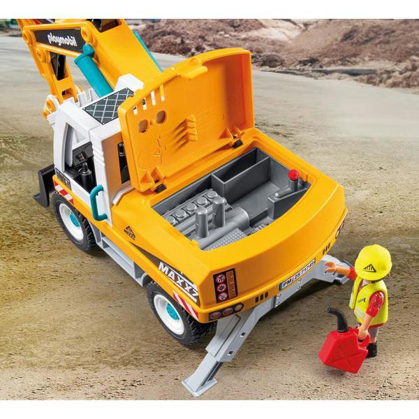 Playmobil Action Heroes Large Excavator Construction Toy