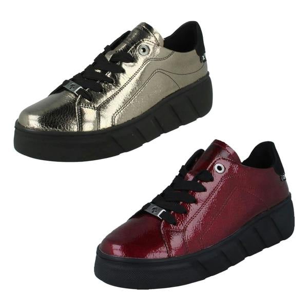 Rieker Ladies Rieker Lightweight Lace Up Casual Shoes W2601