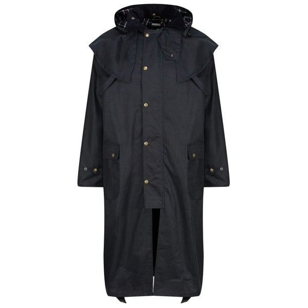 Regatta Mens Cranbrook Waterproof Wax Jacket - Navy