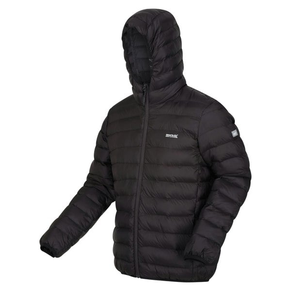 Regatta Men's Marizion Baffled Hooded Padded Jacket - Black