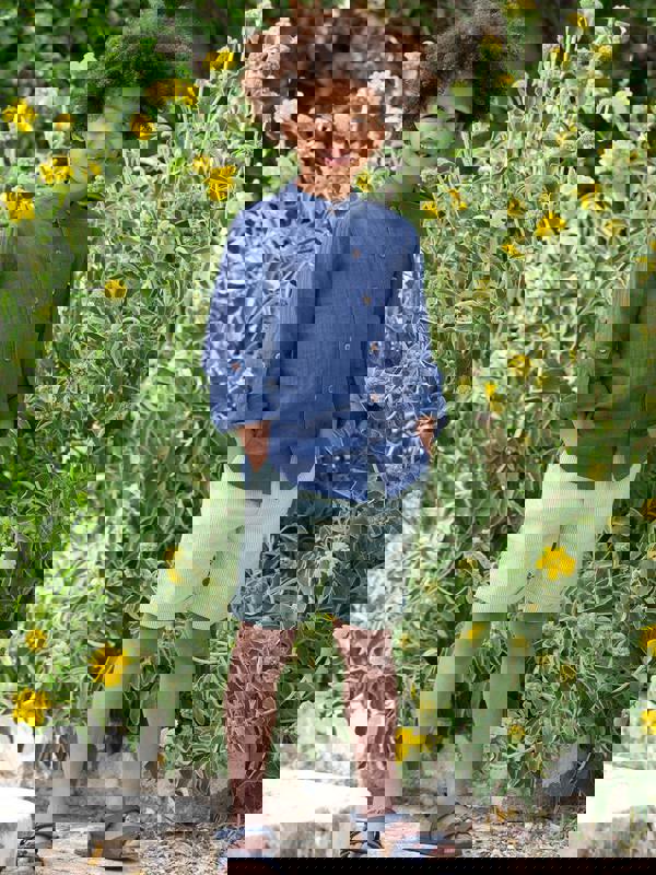 Kite Boys Organic Ticking Shorts