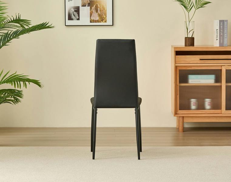 Emily Leather Comfort Dining Chairs - Set of 4 - Madefor.Living