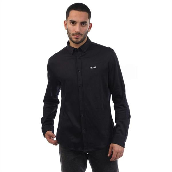 Boss Mens Motion Regular Shirt - Dark Blue - 
