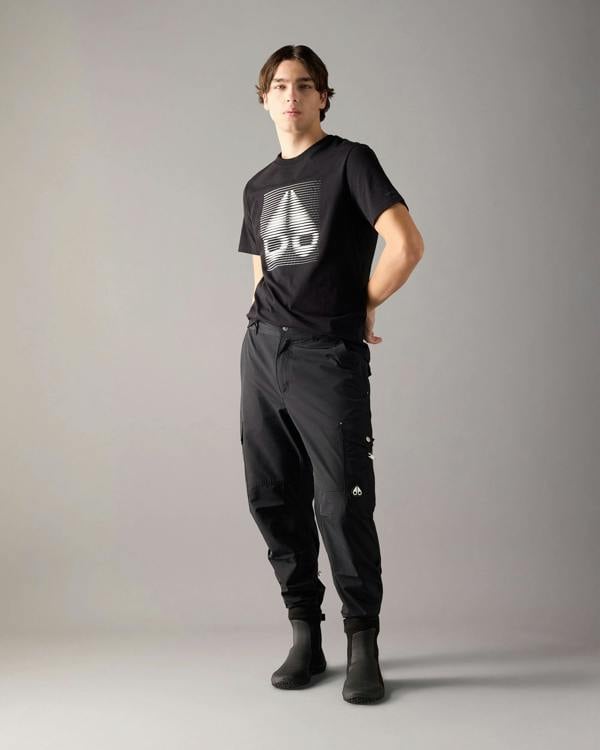 Moose Knuckles Raydaze Mens T-Shirt - Black 292