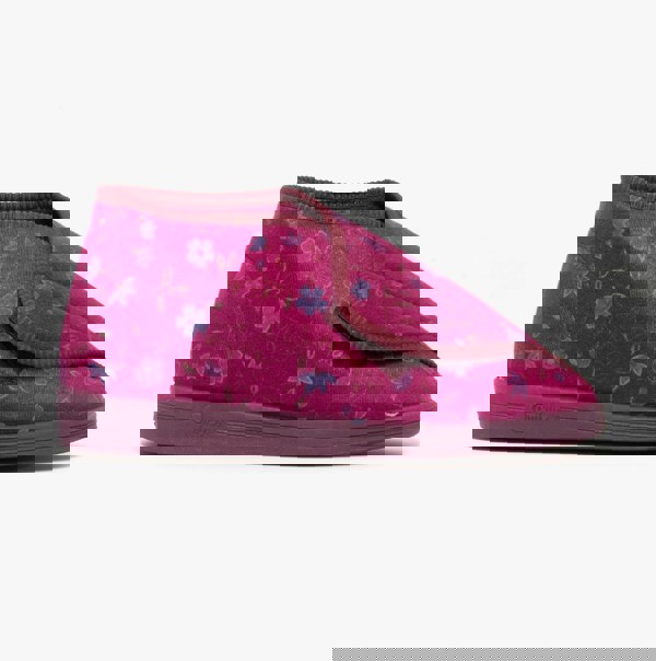 Comfylux ANDREA Womens Boot Slippers Wine