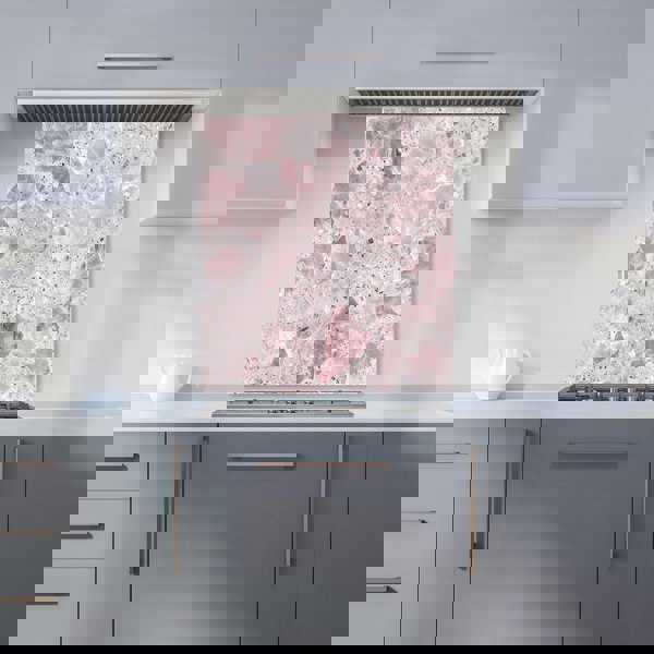 Warren Reed - Designer Dusty Pink Quartz Effect Kitchen Splashback