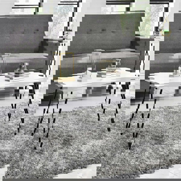 Dorel Home Owen Retro Coffee Table in White