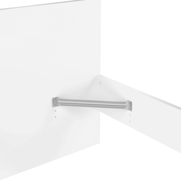 Wyld Haus Budapest 3ft Single White Wooden Bed Frame