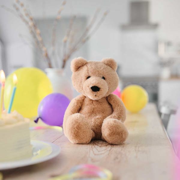 Charlie Bear - Teddy Bear - Oatmeal Brown M - Soft Plush Toy