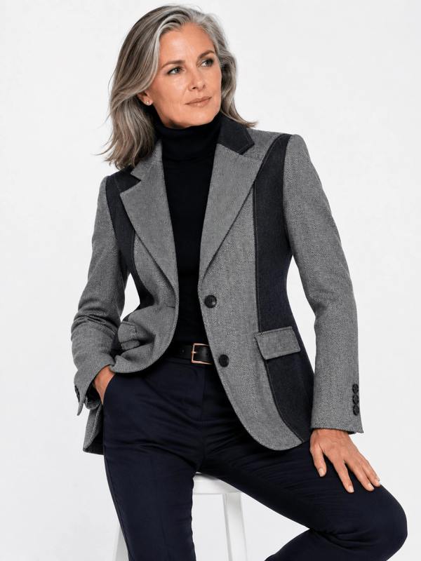 Claudio Lugli Heritage Herringbone Riding Womens Jacket
