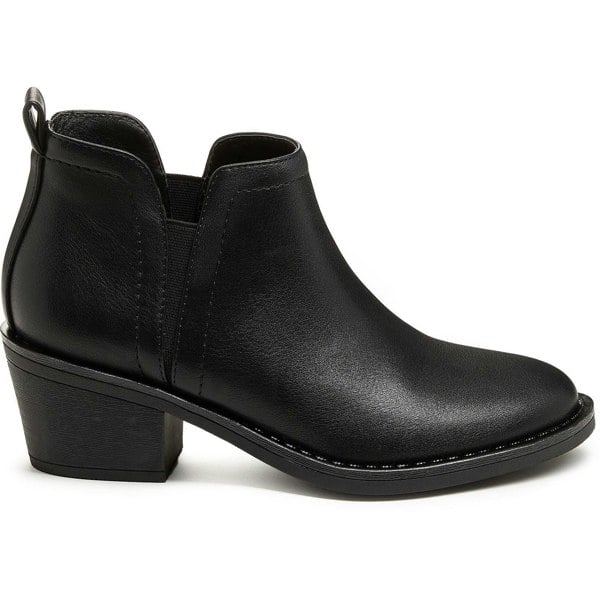 Rocket Dog York Polyurethane Women's Black Heeled Ankle Boots