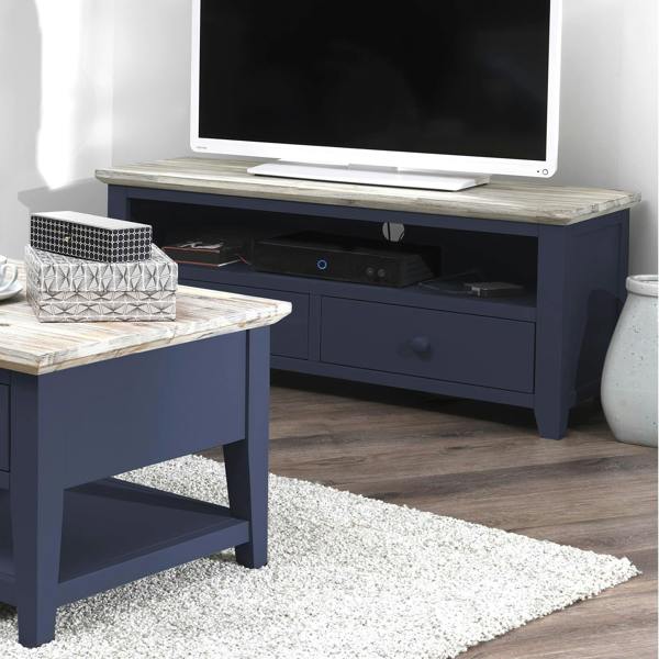 Statement Furniture Florence Wooden TV Stand With 2 Drawers and Shelf