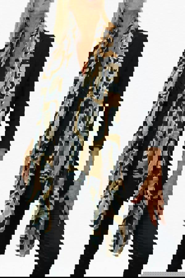 Paulo Due Leopard Spot Print Lightweight Shawl Scarf