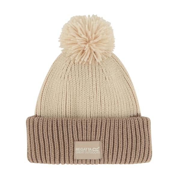 Regatta Unisex Adult Connora Pom Pom Beanie - Light Vanilla/Soft Taupe