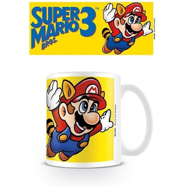 Super Mario Bros 3 Mug - White/Yellow/Blue