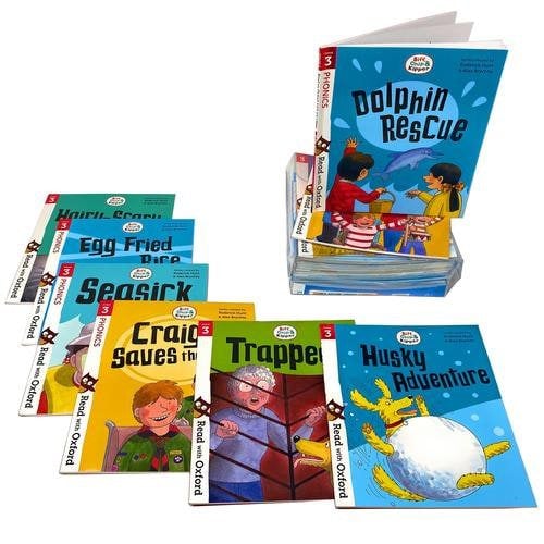 Oxford University Press Biff Chip And Kipper Stage 3 Read With Oxford Age 5-16 Books Collection Set