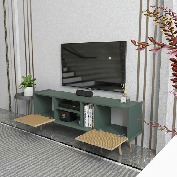 Decorotika Ekvador Modern TV Stand TV Cabinet for TV's up to 65"