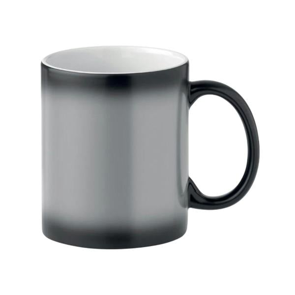 MidOcean Sublidark Sublimation 300ml Heat Changing Mug - Black - 