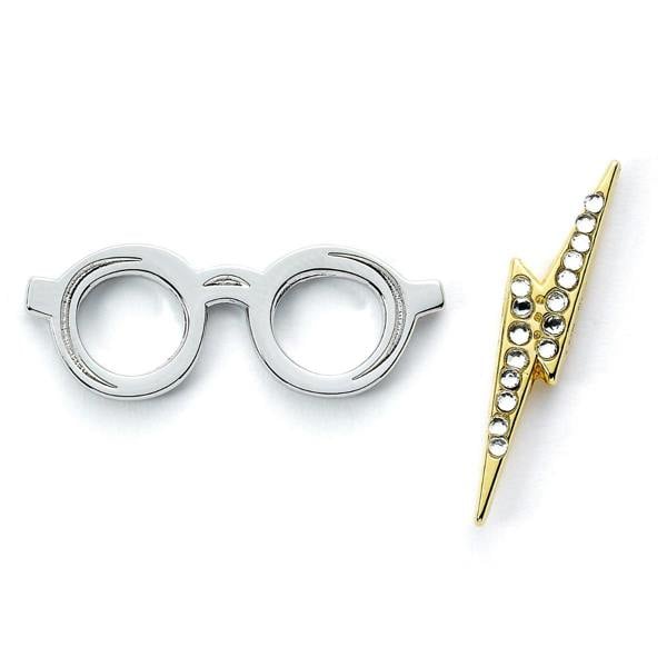 The Carat Shop Harry Potter Character Greetings Card with glasses Pinbadge (Pack of 6)