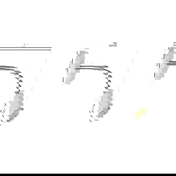 Milagro Maxi White Wall Lamp 1XGU10 High Quality Hand Made Scandi Style Wall Light Stylish Subtle And Fully Adjustable