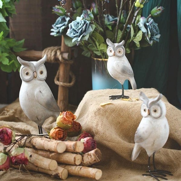 A Set Of Three Owls, Decoration-Weilai Concept-Weilai Concept