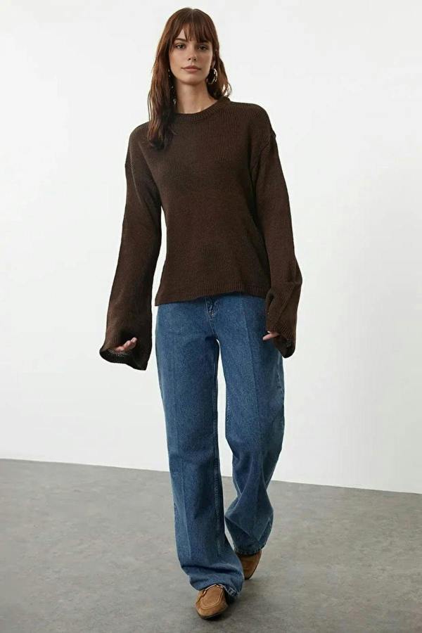 WOVCOR Oversize Soft-Textured Knit Sweater
