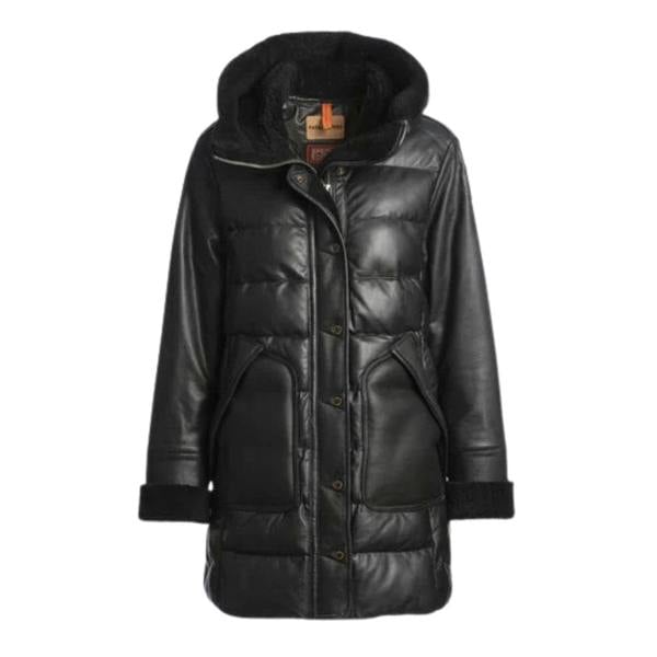 Parajumpers Demi Special Black Leather Jacket
