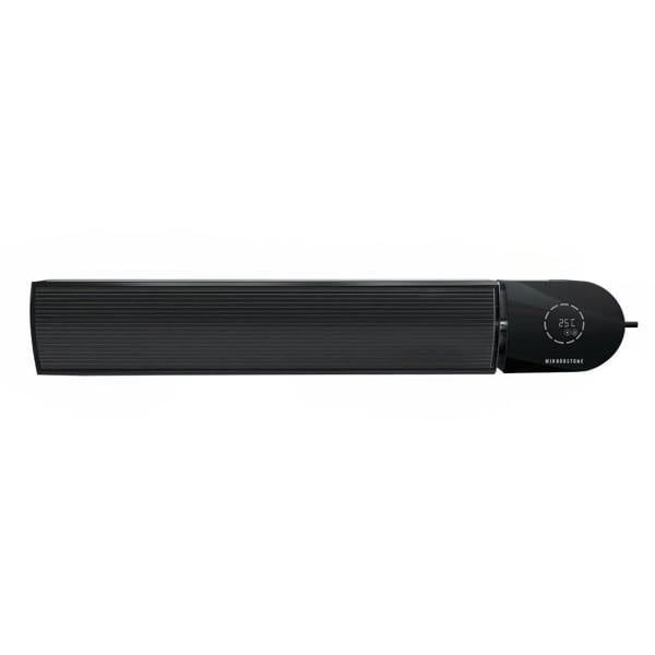 Mirrorstone Heating 1.2kW Ionis Remote Controllable Wi-Fi Infrared Bar Heater (Black)