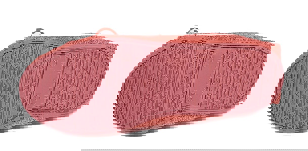 Mokkers Coopers Suede Wool Lined Ladies Pink Moccasin Slippers Made In England