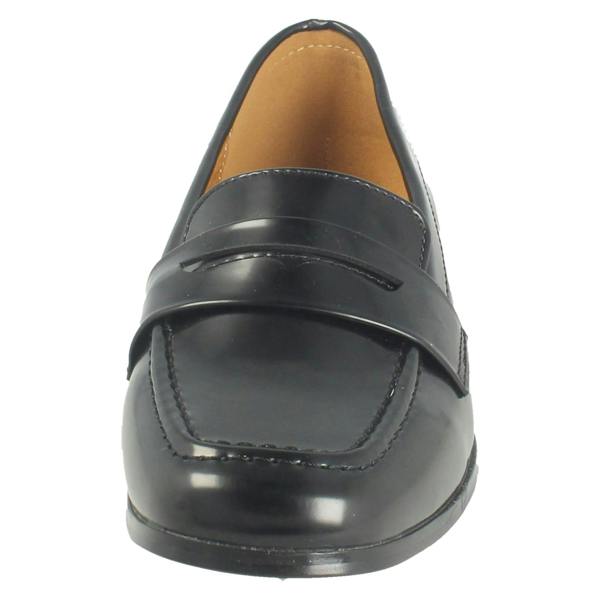 Spot On Ladies Spot On Low Heel Loafer Shoes F90155