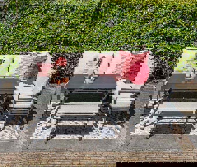 Garden Impressions Sergio - Lounge & Dining Corner Sofa, with Table, Bench and Optional Chair