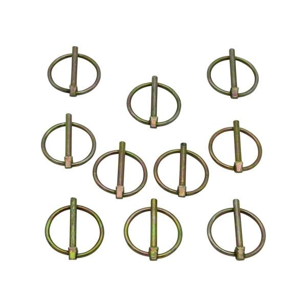 6MM Tractor Lynch Pins x10 (Linchpin Lynchpin Trailer Fastener)