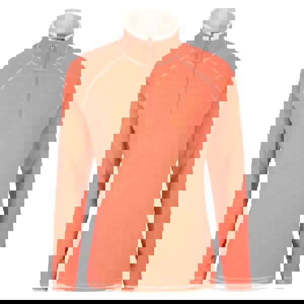 Mountain Warehouse Womens/Ladies Montana Half Zip Fleece Top - Coral