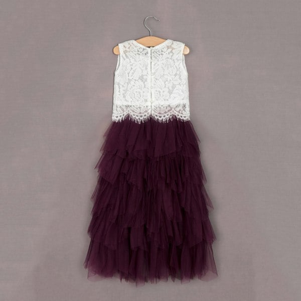 Dark Purple skirt and top