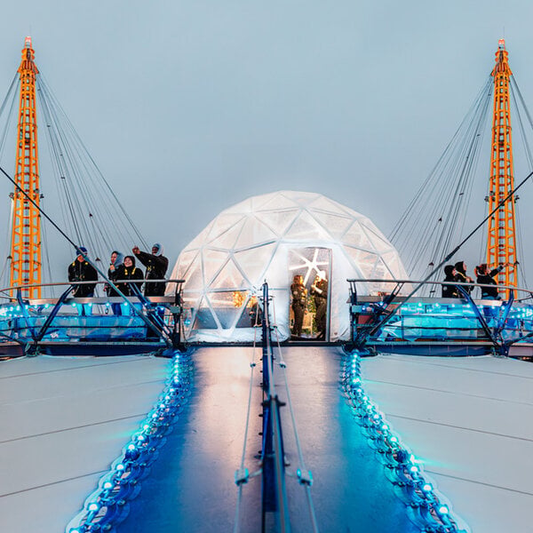 Christmas at Up at The O2 - Snow Globe Climb for Two
