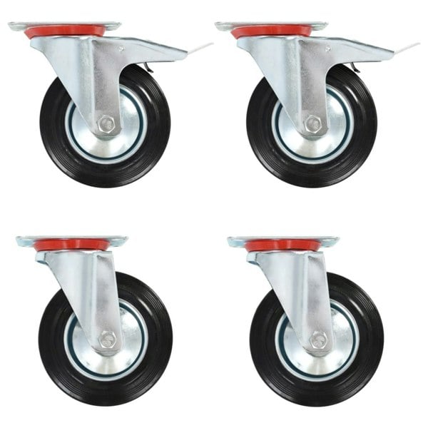 Berkfield Swivel Casters 4 pcs 160 mm