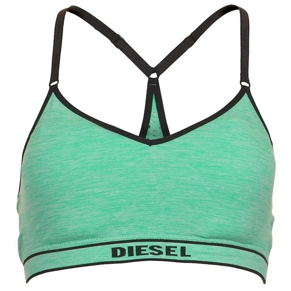 Diesel POKA-S Stretch Jersey Bralette, Green