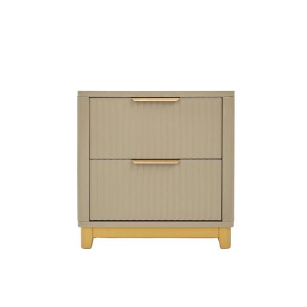 Cabinet Bits Molino 2 Drawer  Bedside Table