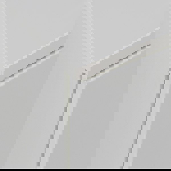 Furniture To Go Sienna Abstract Chest of in White/White High Gloss