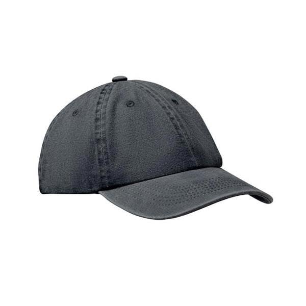 MidOcean Unisex Adult Beau 6 Panel Baseball Cap - Black - 